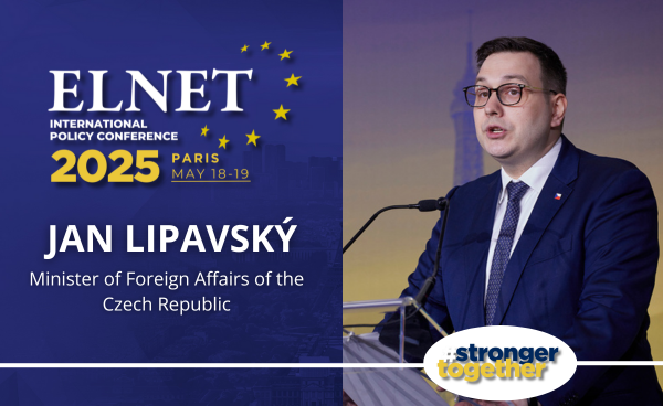 Jan Lipavský — Minister of Foreign Affairs of the Czech Republic